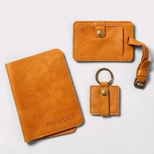 Travel set Passport holder & Luggage Tags